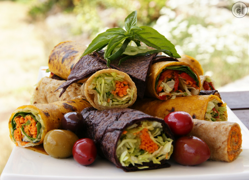 Fresh and delicious gluten free wraps