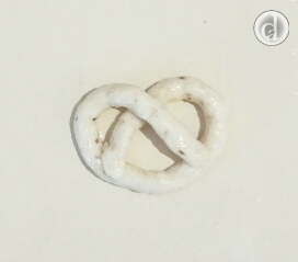 Pretzel shape is formed