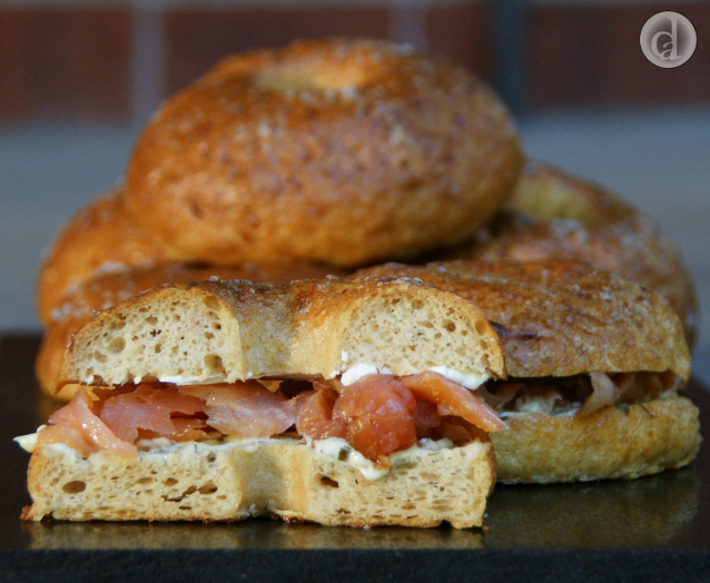 Delicious with a bit of smoked salmon & cream cheese