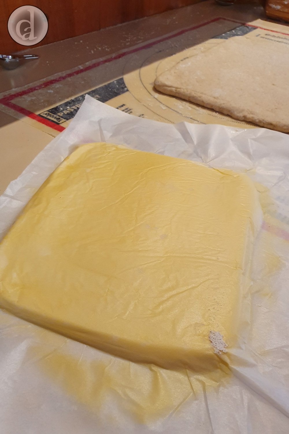 Ready to put on the dough