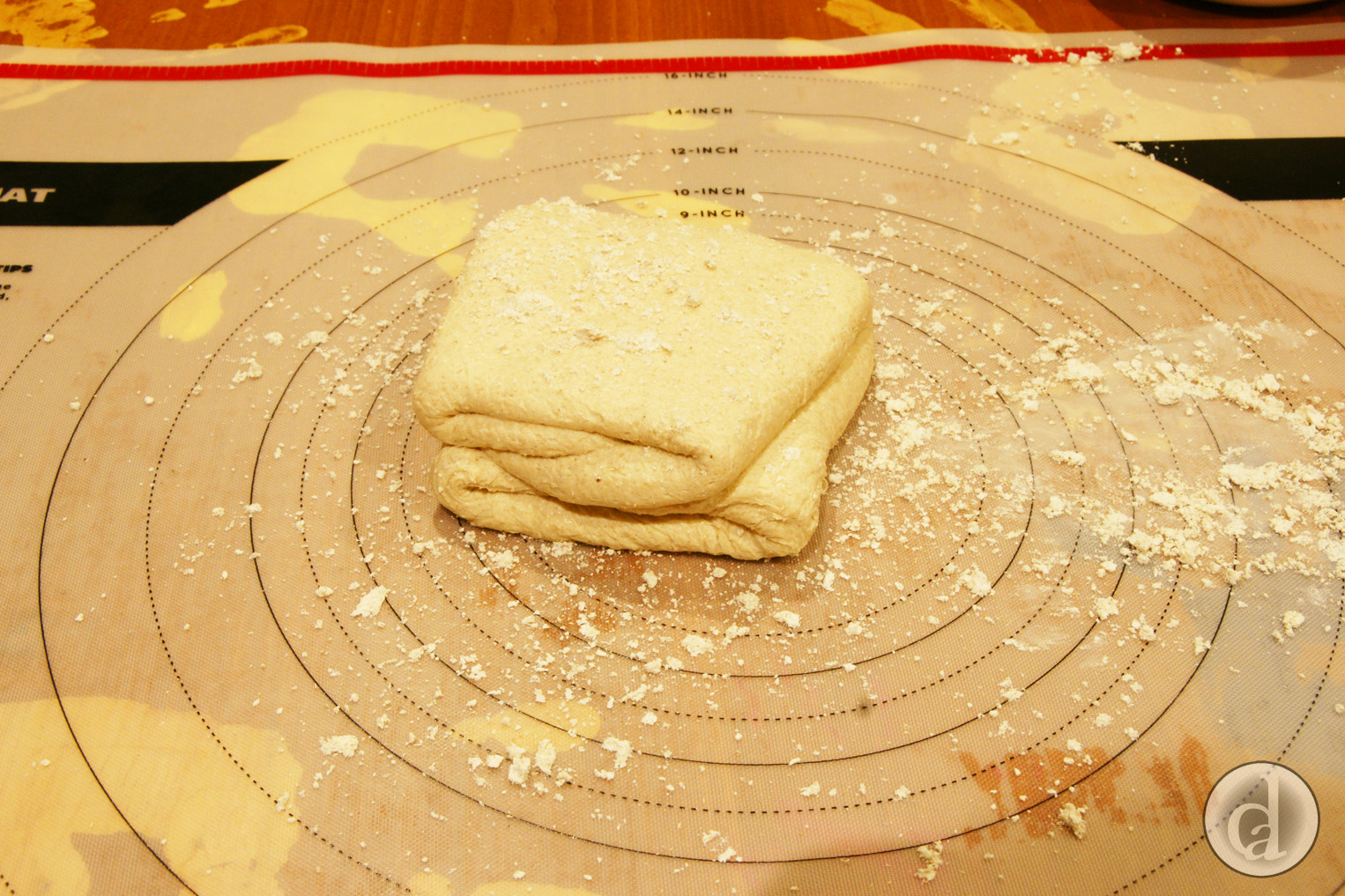 Out of the freezer & on to the mat