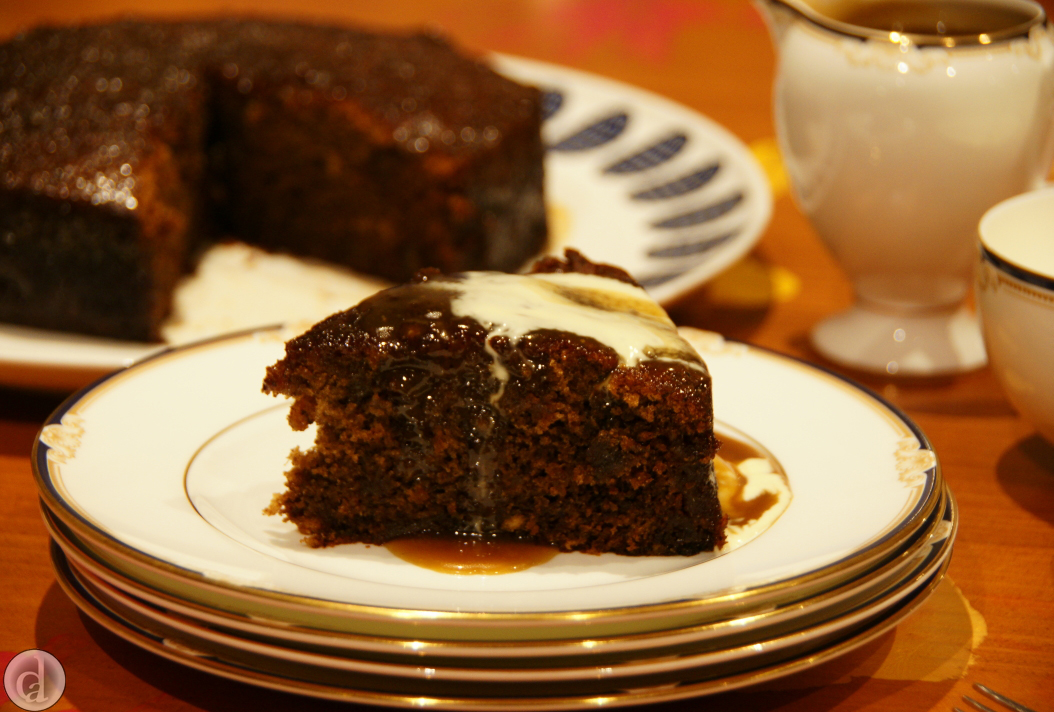 Top with butterscotch sauce and cream