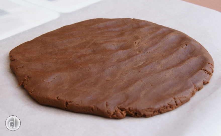 Flattened dough