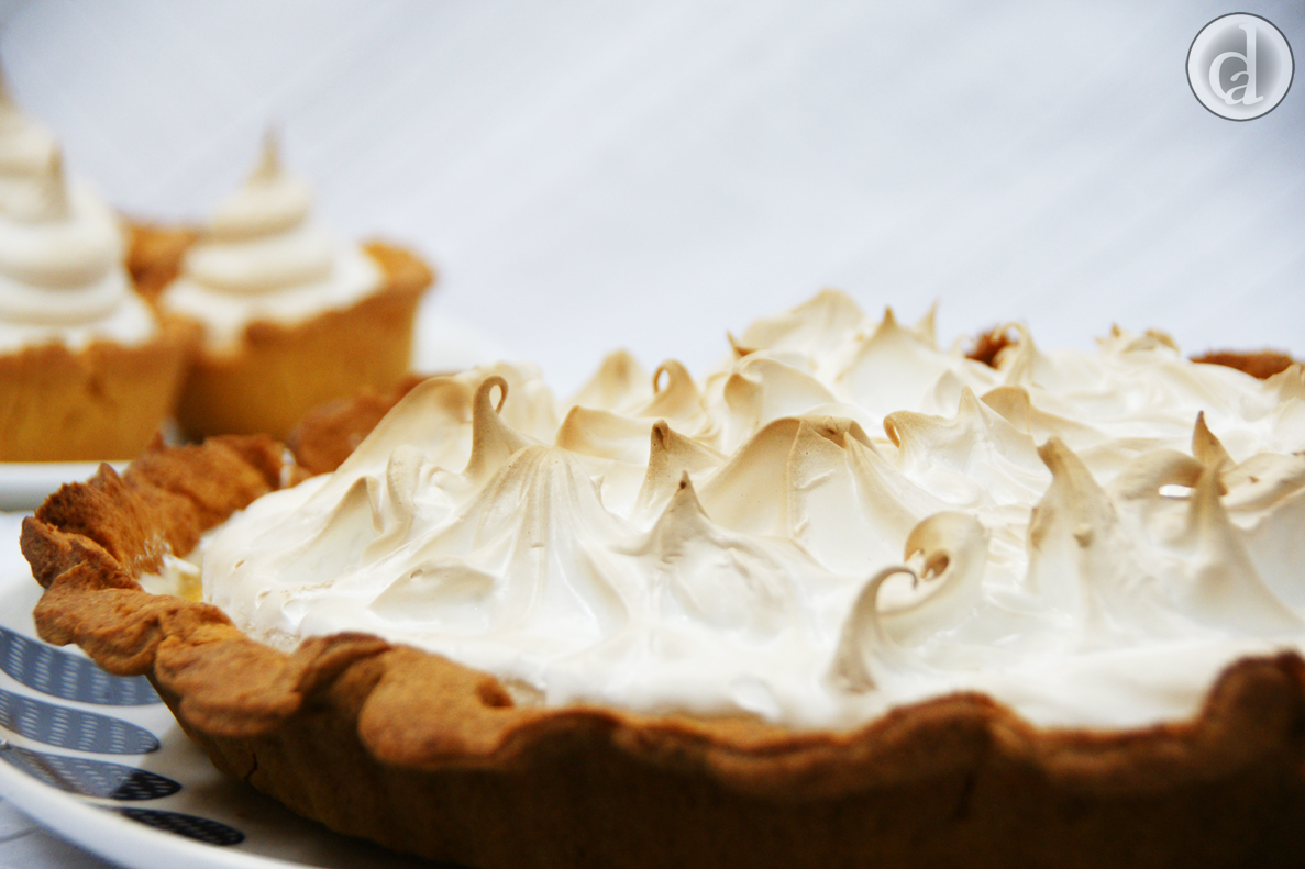 Delicious combo of crisp pastry, tangy lemon and fluffy meringue.